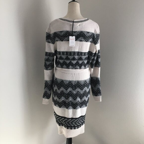 NWT LUCKY BRAND Petite MultiColor Belted Soft Knit Long Cardigan - Picture 7 of 9